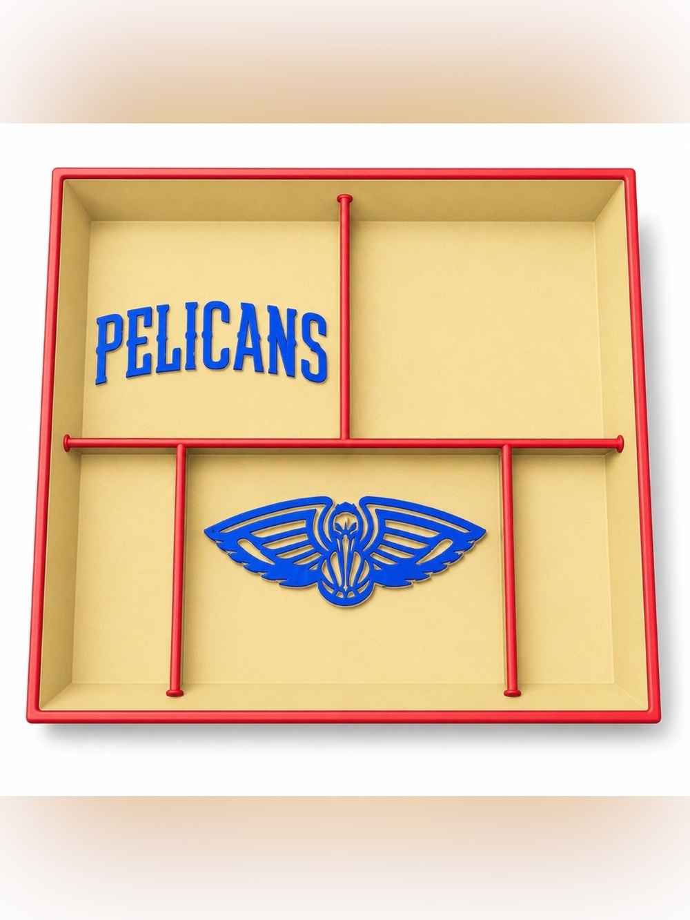 New Oleans Pelicans NBA Pocket Dump Tray - For Keys, Wallet, Money, Etc